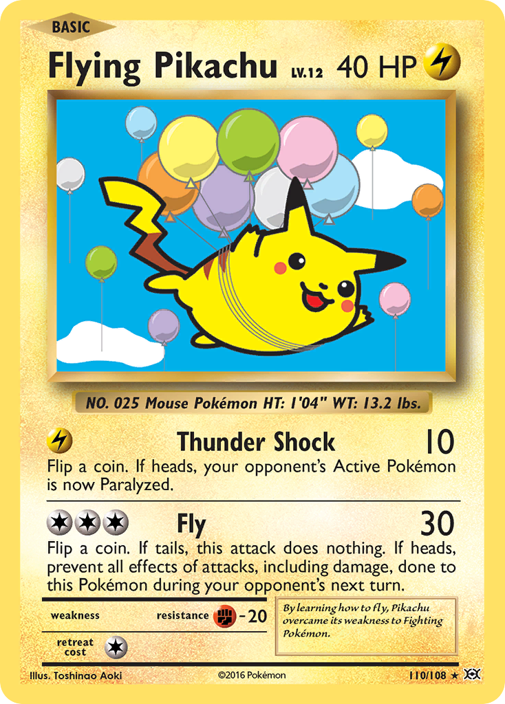 Flying Pikachu (110/108) [XY: Evolutions] | Odin's Place