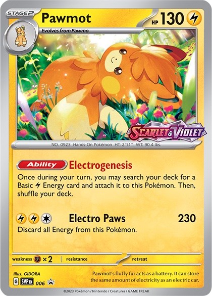 Pawmot (006) [Scarlet & Violet: Black Star Promos] | Odin's Place