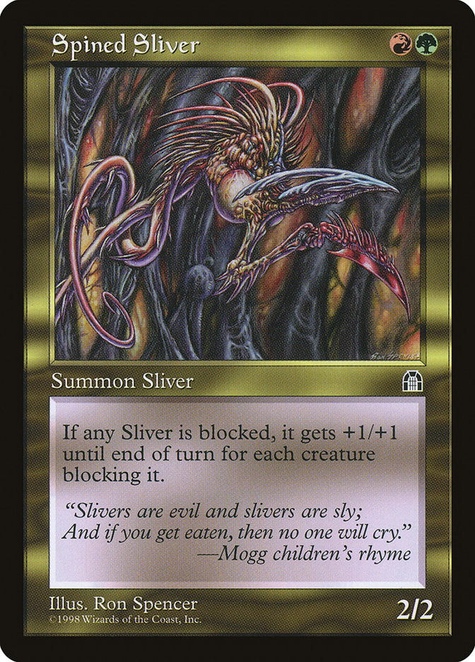 Spined Sliver (130) [Stronghold] | Odin's Place