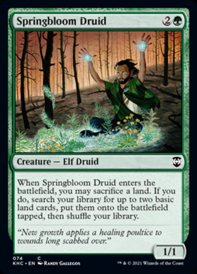 Springbloom Druid [Kaldheim Commander] | Odin's Place