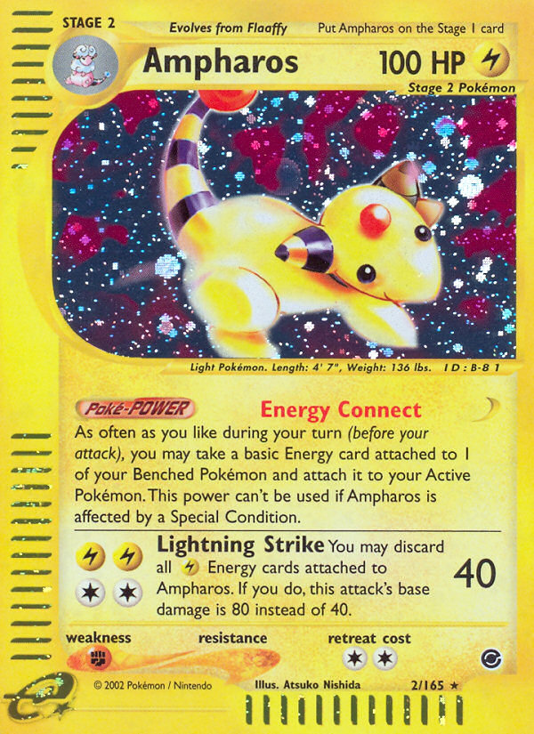 Ampharos (2/165) [Expedition: Base Set] | Odin's Place