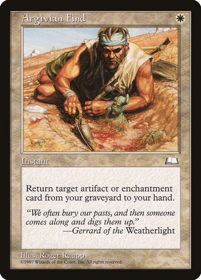 Argivian Find (6) [Weatherlight] | Odin's Place