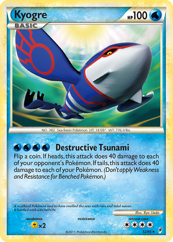 Kyogre (12/95) [HeartGold & SoulSilver: Call of Legends] | Odin's Place