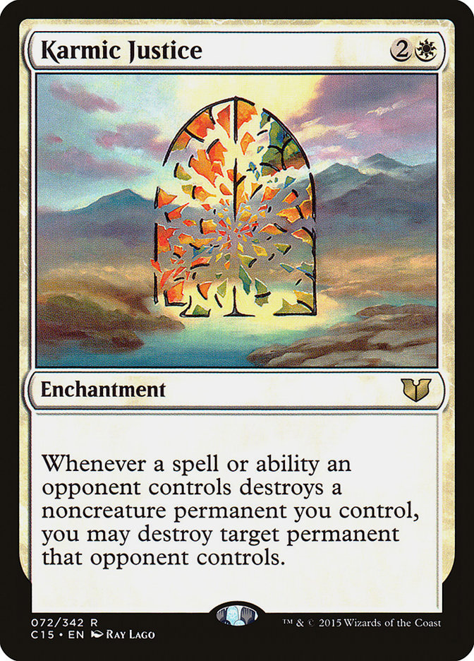 Karmic Justice (72) [Commander 2015] | Odin's Place