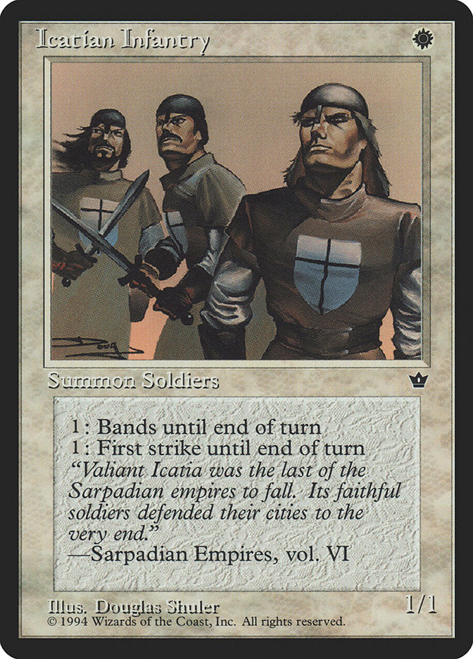 Icatian Infantry (Douglas Shuler) [Fallen Empires] | Odin's Place