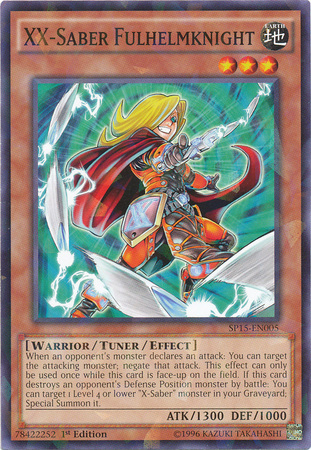 XX-Saber Fulhelmknight [SP15-EN005] Shatterfoil Rare | Odin's Place