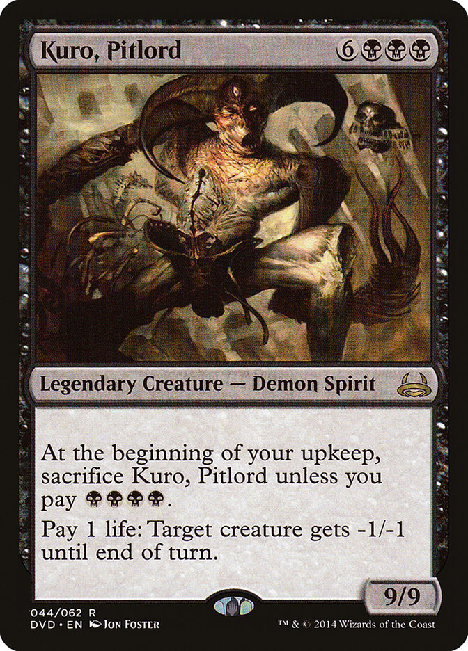 Kuro, Pitlord (44) (Divine vs. Demonic) [Duel Decks Anthology] | Odin's Place