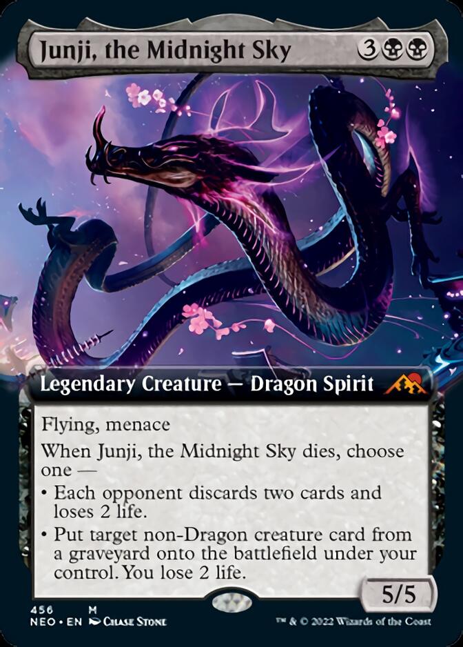 Junji, the Midnight Sky (Extended Art) [Kamigawa: Neon Dynasty] | Odin's Place