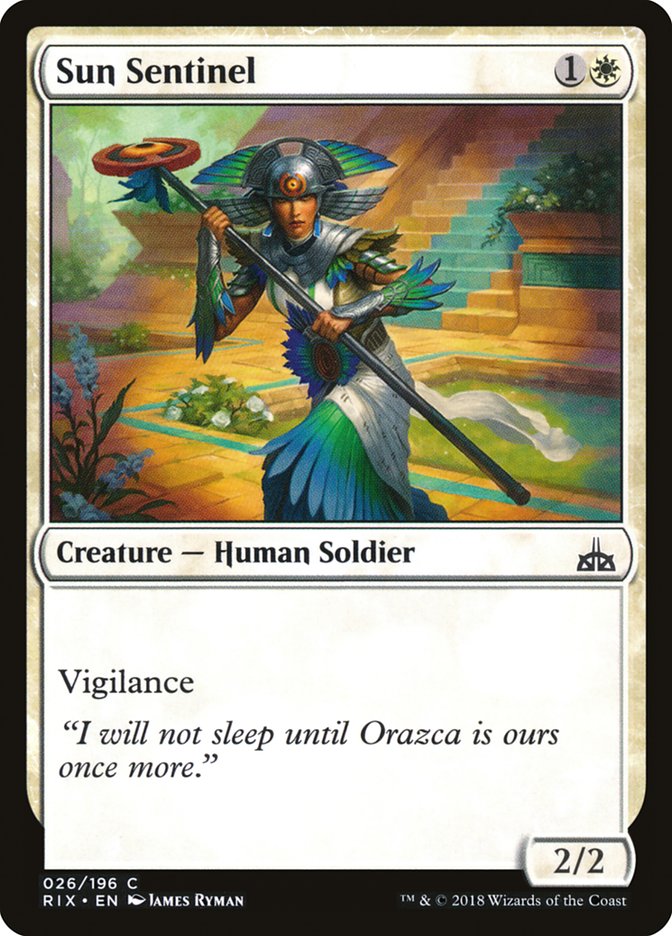 Sun Sentinel (26) [Rivals of Ixalan] | Odin's Place