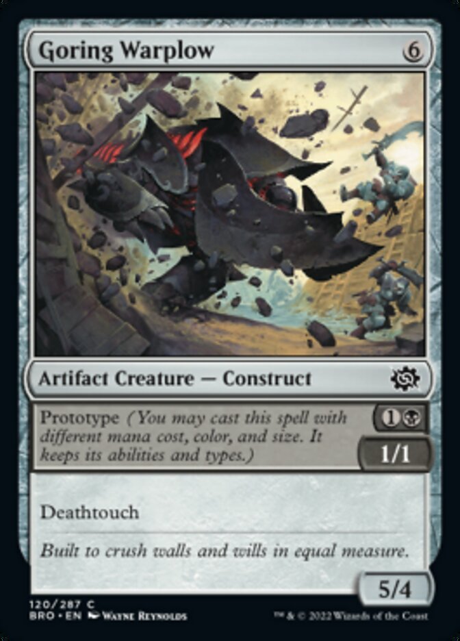 Goring Warplow [The Brothers' War] | Odin's Place