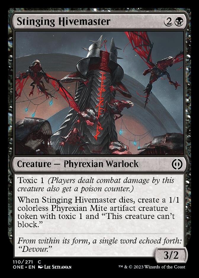 Stinging Hivemaster [Phyrexia: All Will Be One] | Odin's Place