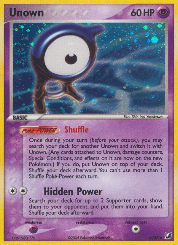 Unown (A/28) [EX: Unseen Forces] | Odin's Place