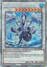 Trishula, Dragon of the Ice Barrier (Starlight Rare) [BLVO-EN100] Starlight Rare | Odin's Place