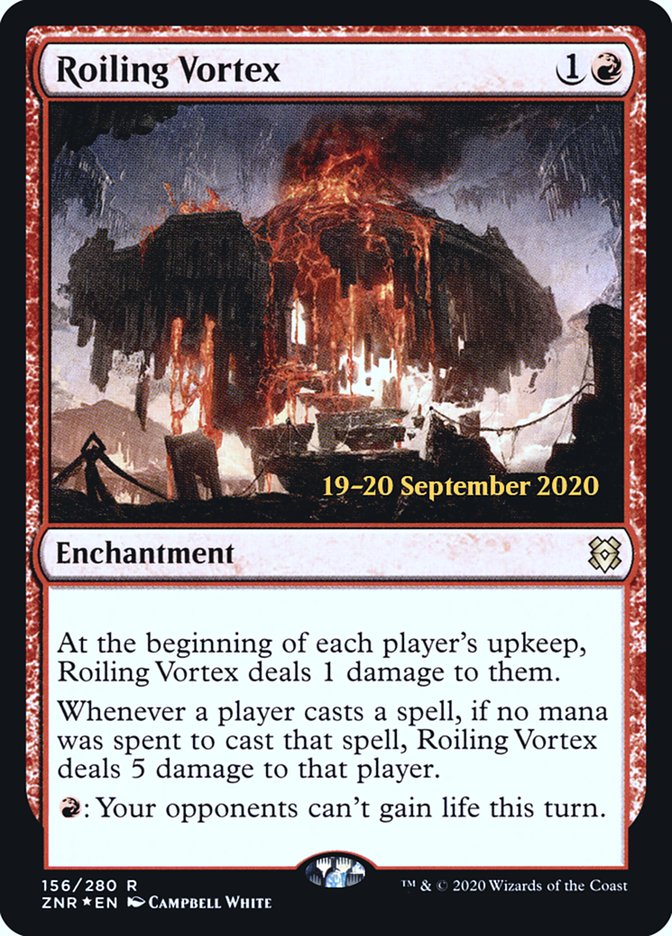 Roiling Vortex [Zendikar Rising Prerelease Promos] | Odin's Place