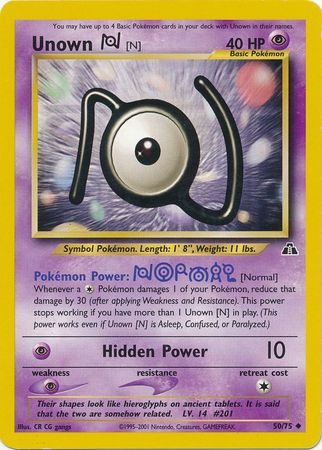Unown [N] (50/75) [Neo Discovery Unlimited] | Odin's Place