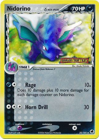 Nidorino (35/101) (Delta Species) (Stamped) [EX: Dragon Frontiers] | Odin's Place