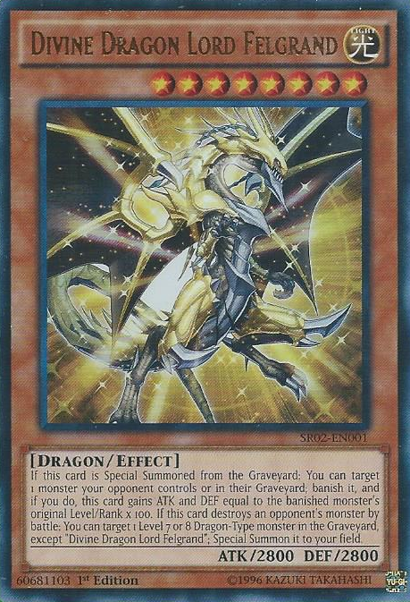 Divine Dragon Lord Felgrand [SR02-EN001] Ultra Rare | Odin's Place