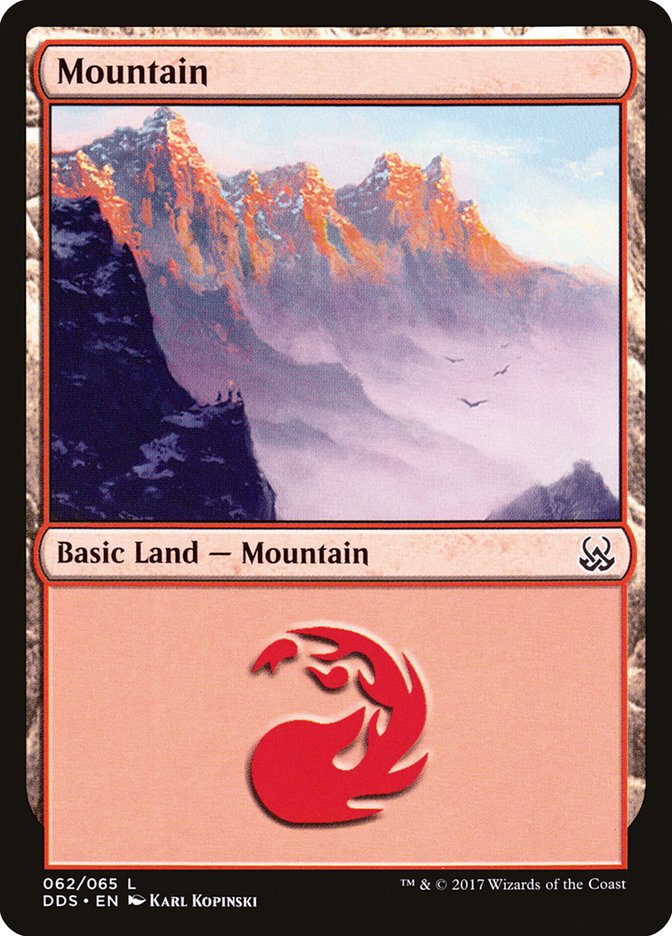 Mountain (62) [Duel Decks: Mind vs. Might] | Odin's Place