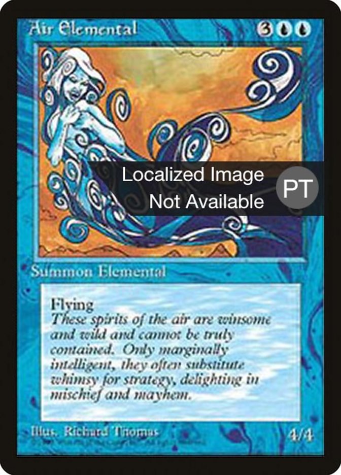 Air Elemental [Fourth Edition (Foreign Black Border)] | Odin's Place