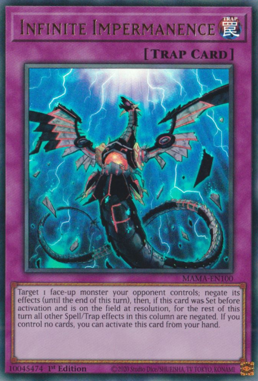 Infinite Impermanence [MAMA-EN100] Ultra Rare | Odin's Place
