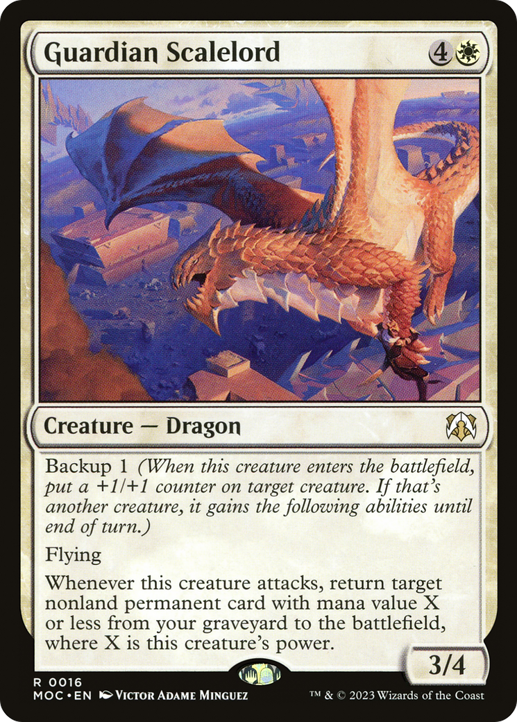Guardian Scalelord [March of the Machine Commander] | Odin's Place