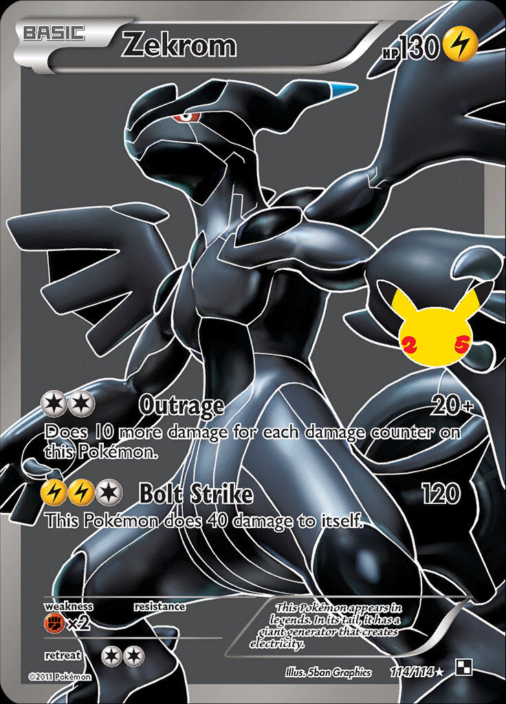 Zekrom (114/114) [Celebrations: 25th Anniversary - Classic Collection] | Odin's Place