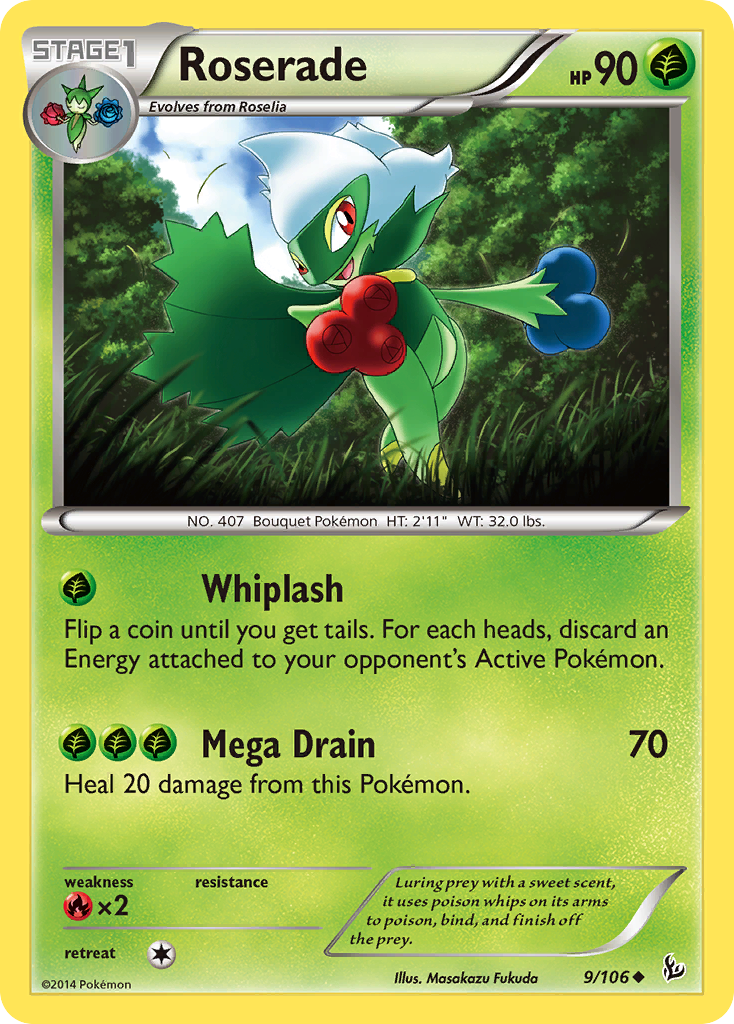 Roserade (9/106) [XY: Flashfire] | Odin's Place