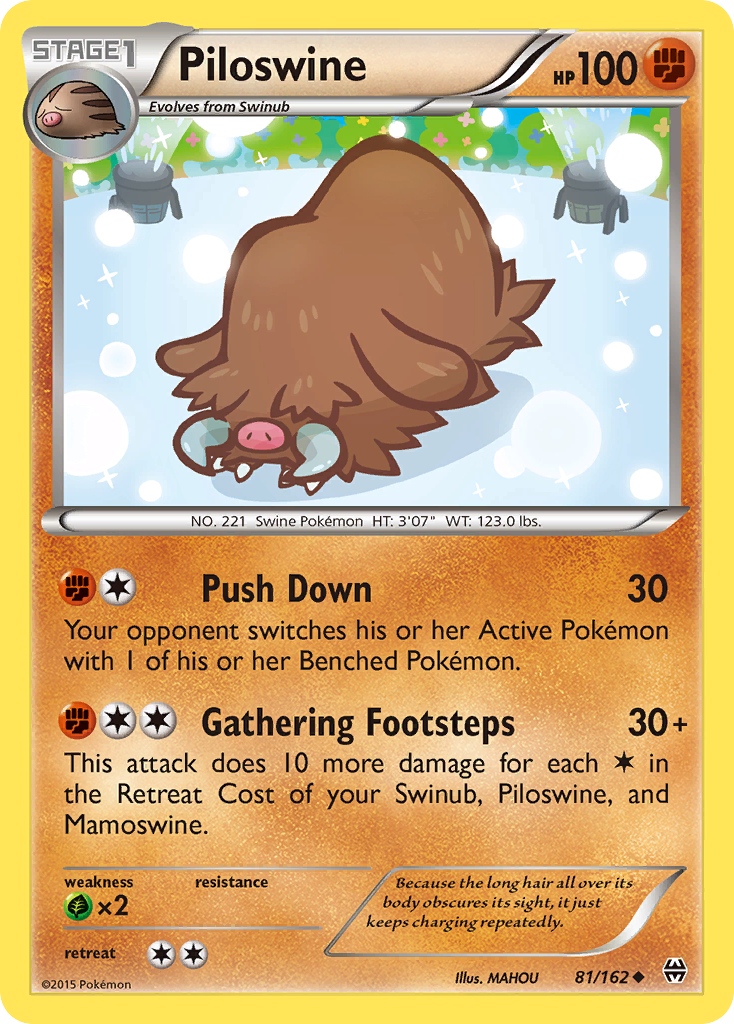 Piloswine (81/162) [XY: BREAKthrough] | Odin's Place