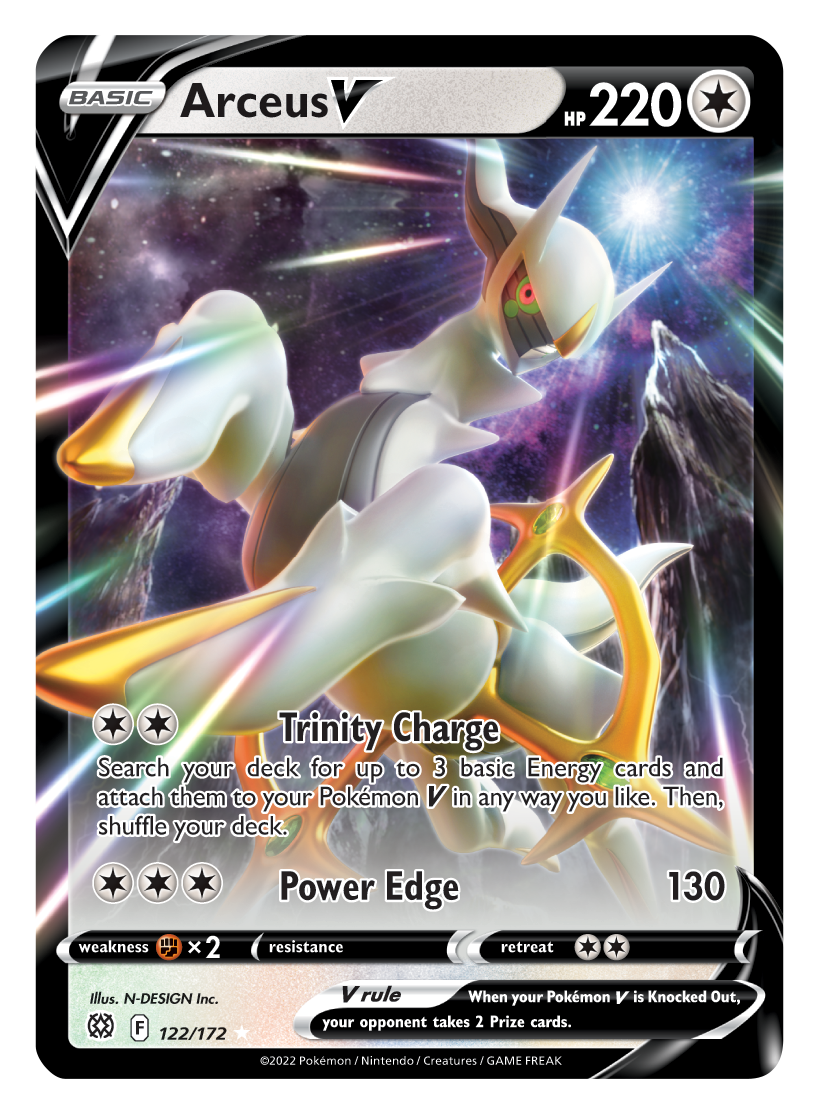 Arceus V (122/172) [Sword & Shield: Brilliant Stars] | Odin's Place