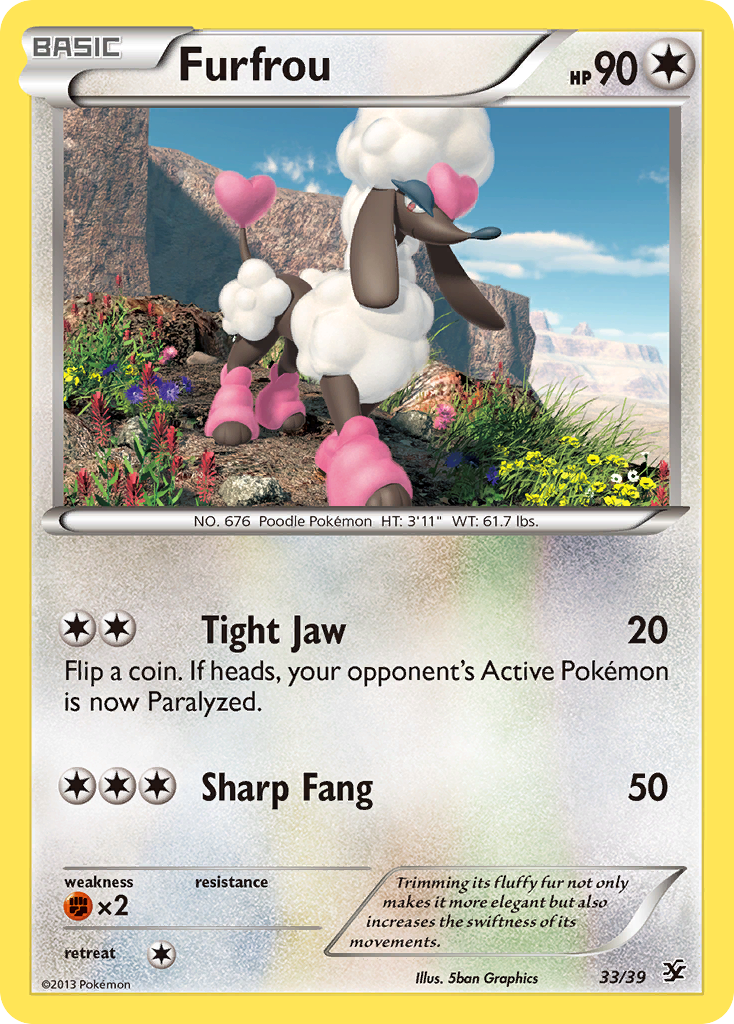 Furfrou (33/39) [XY: Kalos Starter Set] | Odin's Place