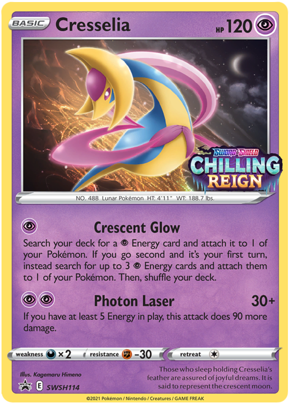 Cresselia (SWSH114) [Sword & Shield: Black Star Promos] | Odin's Place