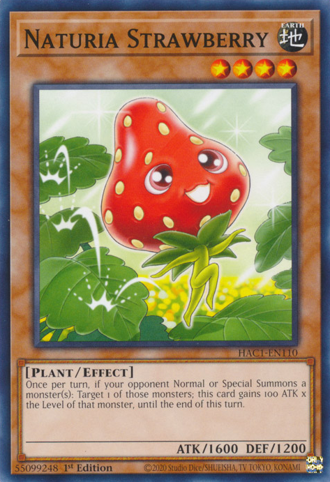 Naturia Strawberry [HAC1-EN110] Common | Odin's Place