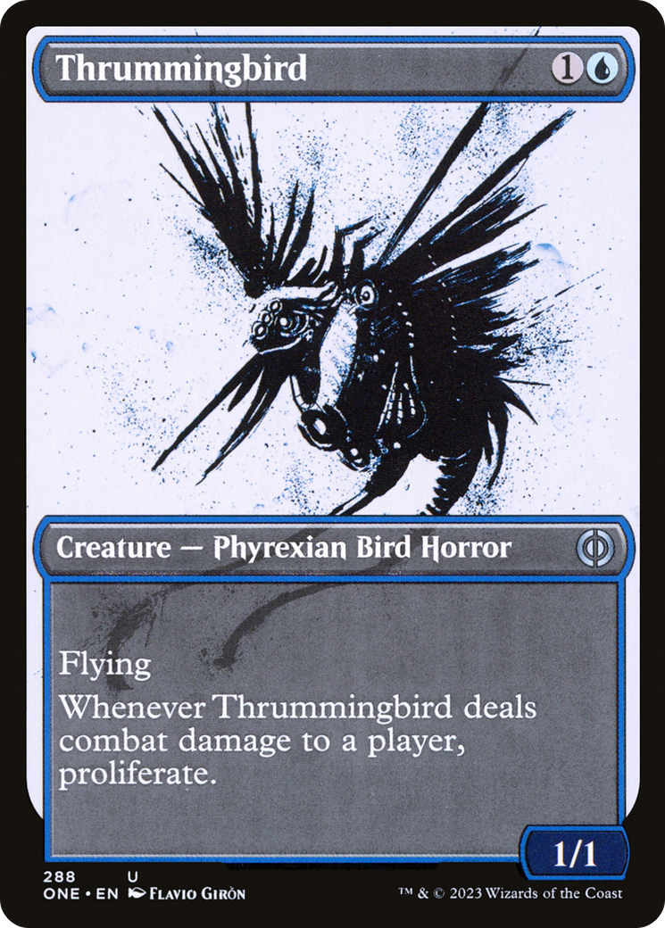 Thrummingbird (Showcase Ichor) [Phyrexia: All Will Be One] | Odin's Place