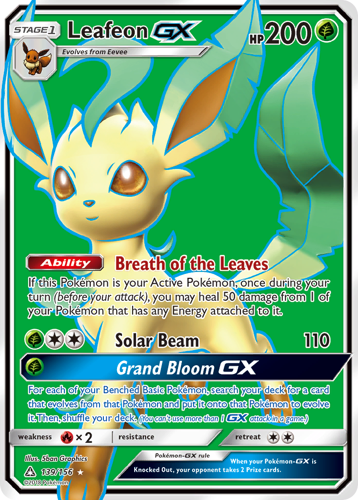 Leafeon GX (139/156) [Sun & Moon: Ultra Prism] | Odin's Place