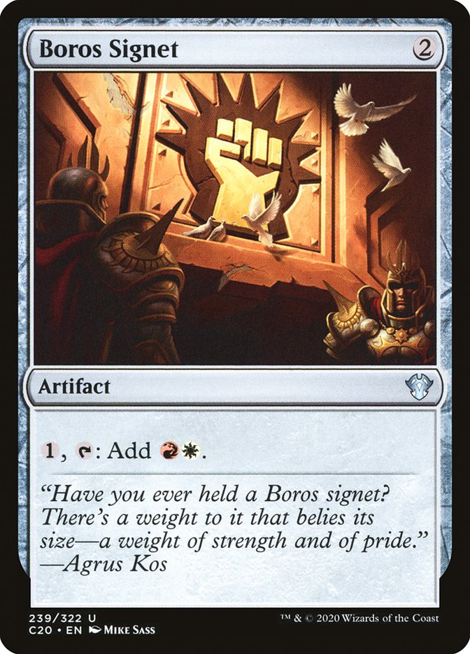 Boros Signet [Commander 2020] | Odin's Place