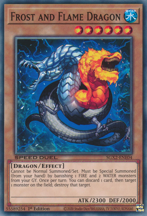 Frost and Flame Dragon [SGX2-ENE04] Common | Odin's Place