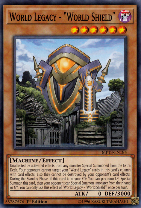 World Legacy - "World Shield" [MP18-EN184] Common | Odin's Place