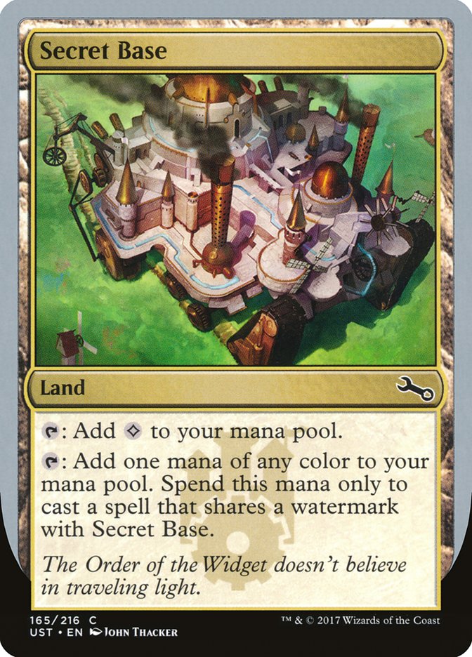 Secret Base (165) (John Thacker) [Unstable] | Odin's Place