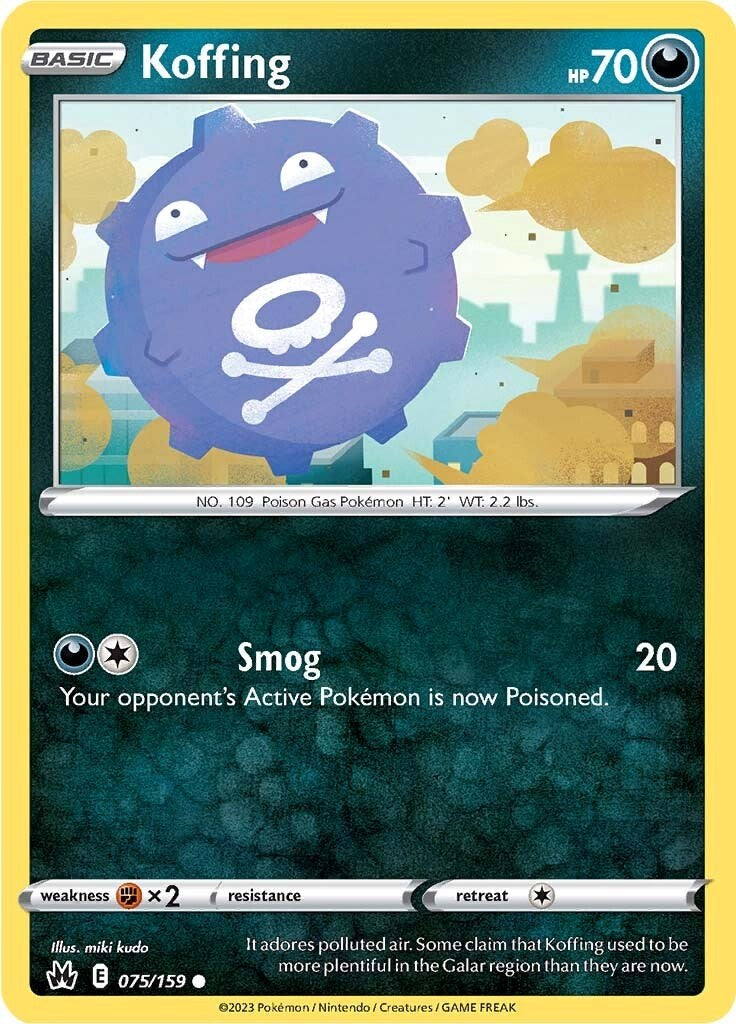 Koffing (075/159) [Sword & Shield: Crown Zenith] | Odin's Place