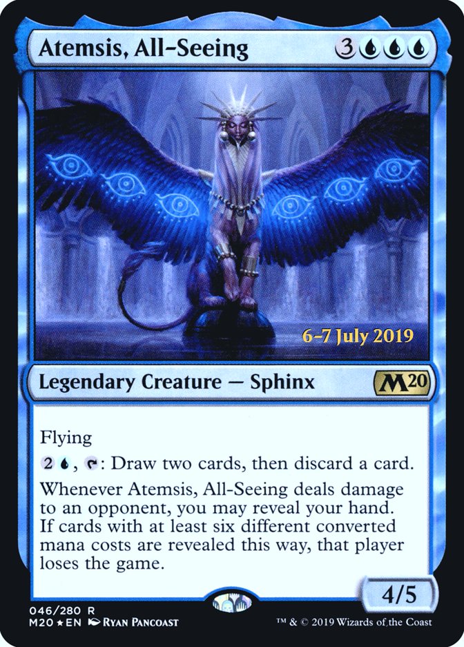 Atemsis, All-Seeing [Core Set 2020 Prerelease Promos] | Odin's Place