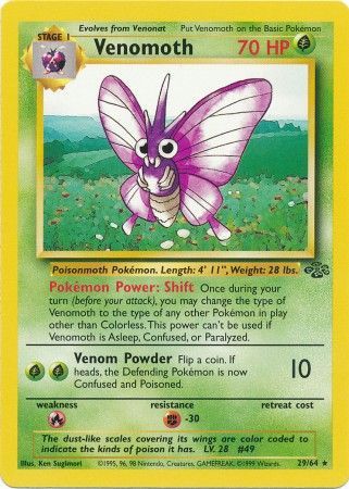 Venomoth (29/64) [Jungle Unlimited] | Odin's Place