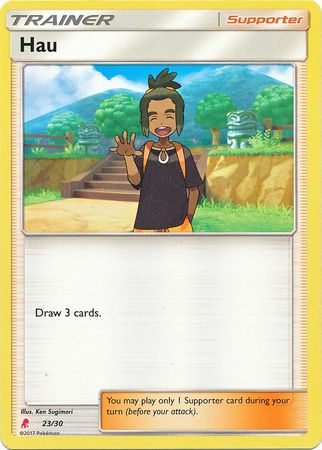 Hau (23/30) [Sun & Moon: Trainer Kit - Lycanroc] | Odin's Place