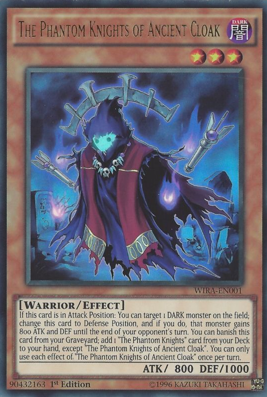The Phantom Knights of Ancient Cloak [WIRA-EN001] Ultra Rare | Odin's Place