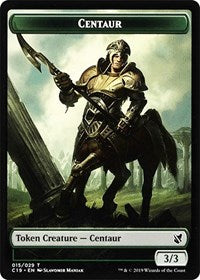 Centaur // Egg Double-Sided Token [Commander 2019 Tokens] | Odin's Place