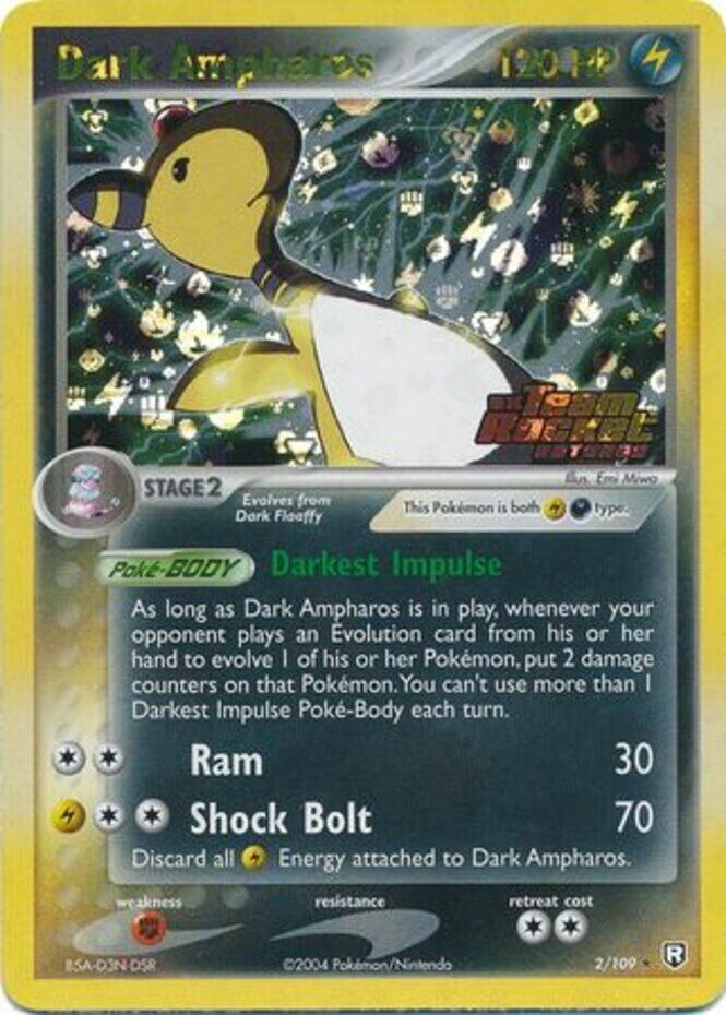 Dark Ampharos (2/109) (Stamped) [EX: Team Rocket Returns] | Odin's Place