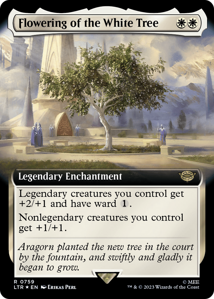 Flowering of the White Tree (Extended Art) (Surge Foil) [The Lord of the Rings: Tales of Middle-Earth] | Odin's Place