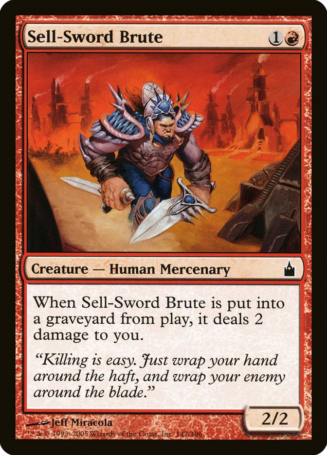 Sell-Sword Brute (142) [Ravnica: City of Guilds] | Odin's Place