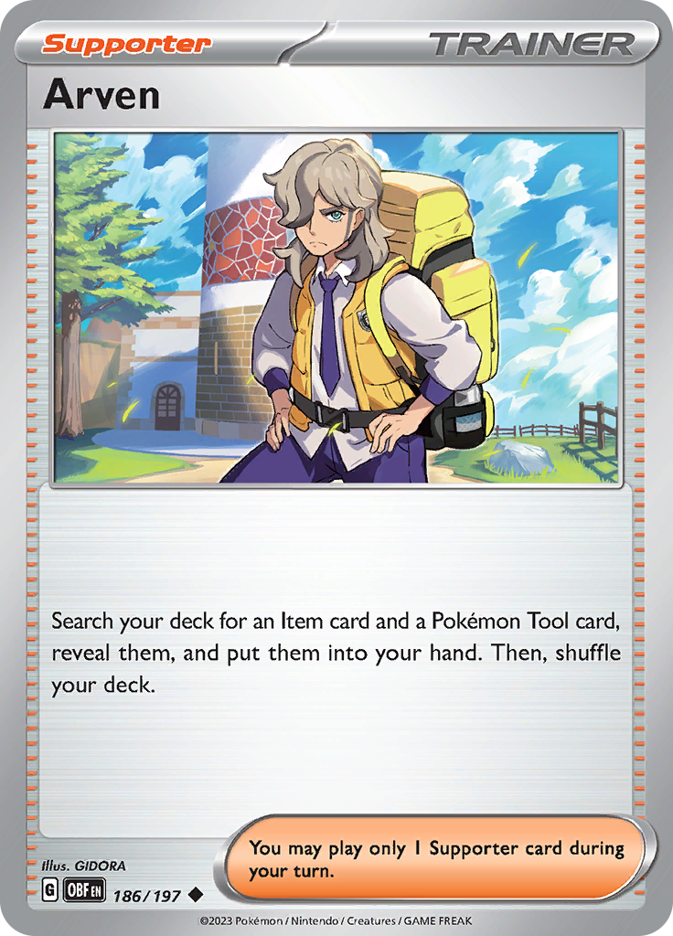 Arven (186/197) [Scarlet & Violet: Obsidian Flames] | Odin's Place