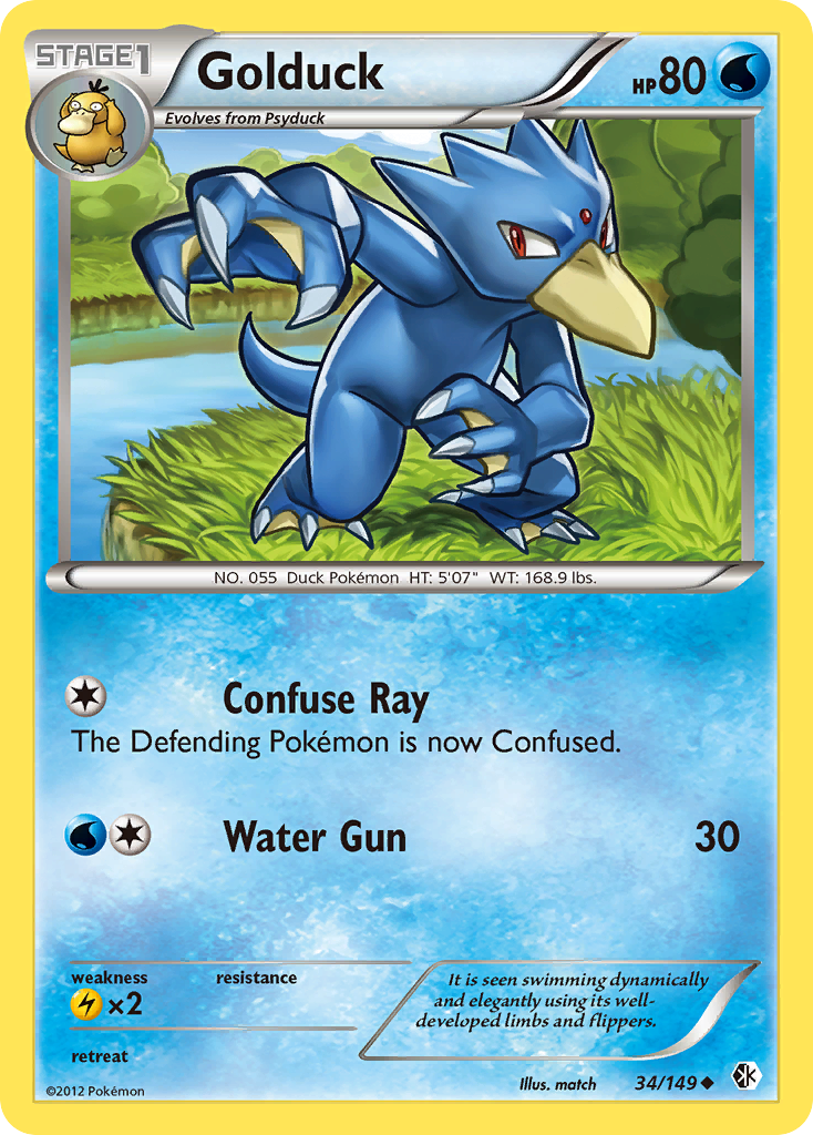 Golduck (34/149) [Black & White: Boundaries Crossed] | Odin's Place