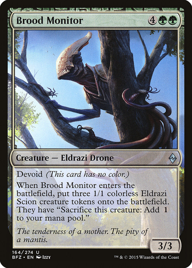 Brood Monitor (164) [Battle for Zendikar] | Odin's Place